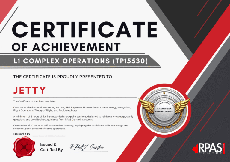 4.2 L1 Complex ground school Certificate 3.2