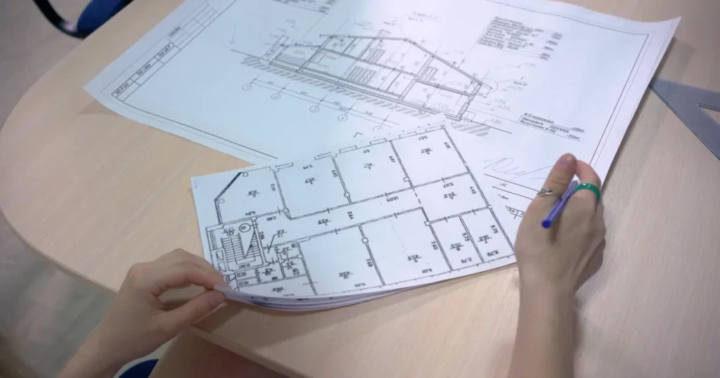 SFOC Application in Canada: 8 Critical Steps and Costs 3 Operator working through site drawings while preparing a Specific Operational Risk Assessment for an SFOC application